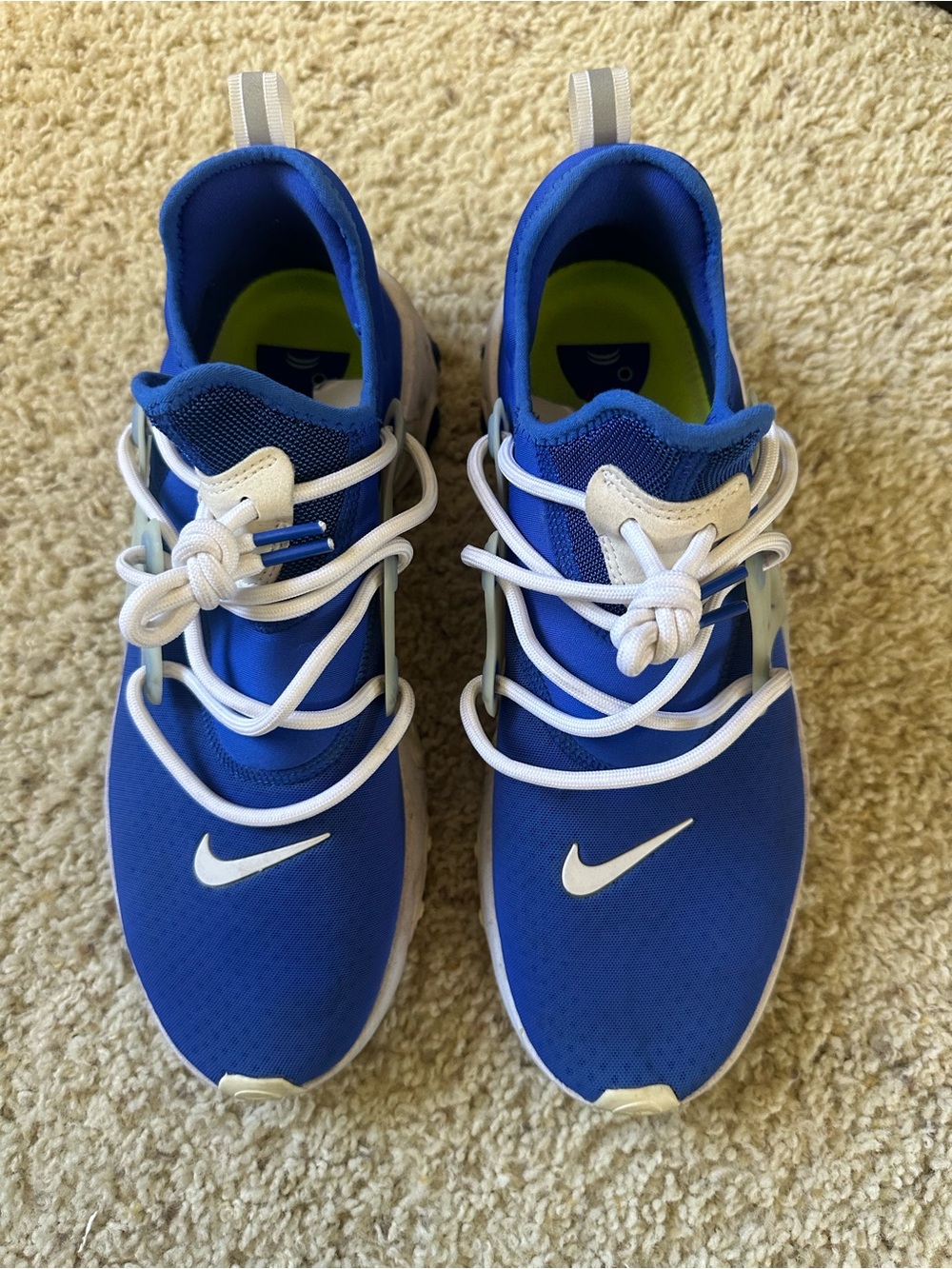 Nike Men’s Royal Blue and White Casual Sneakers